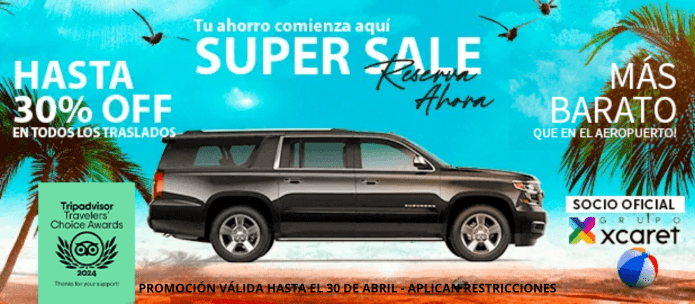 Promoción del 30% de descuento más pago al llegar